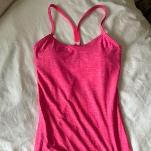 Lululemon pink tank top